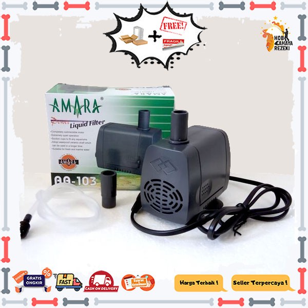 AMARA AA 103 AMARA 103 POMPA CELUP AQUARIUM POMPA AQUARIUM POMPA KOLAM POMPA HIDROPONIK