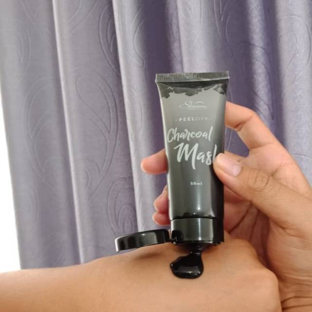 SHINING PEEL OFF CHARCOAL MASK 50ml BPOM