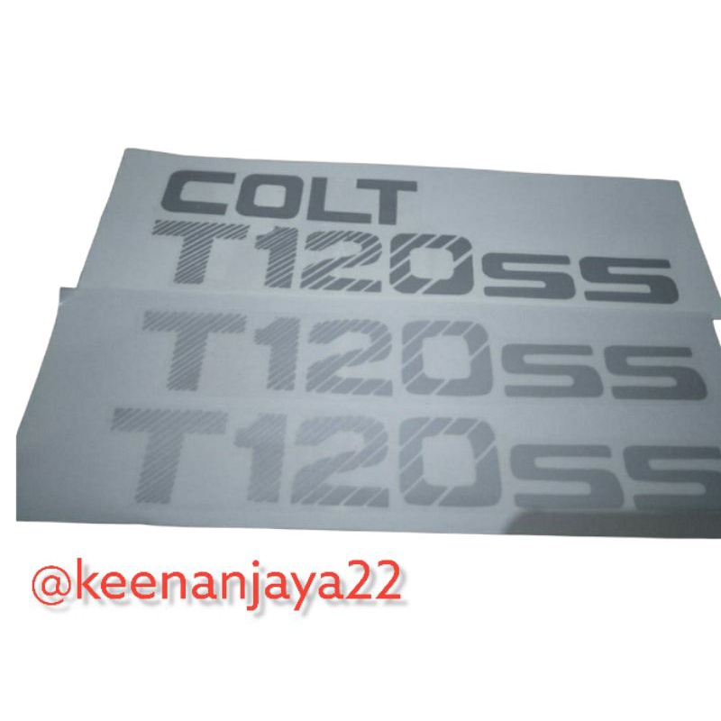 Sticker Tulisan  Colt T120ss