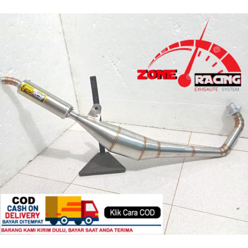 Knalpot RCB Satria Hiu Satria R full setenlis