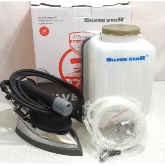 New Deals Setrika Uap Listrik Silver Star Es-300-Ii Eunsung Korea Untuk Laundry