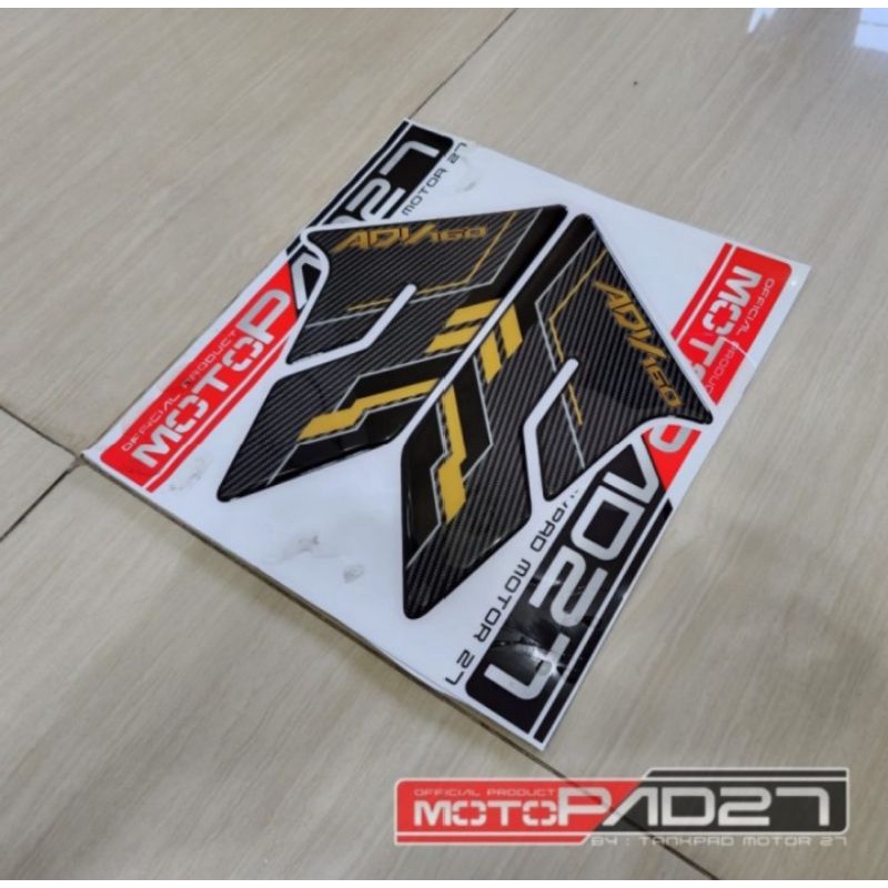 Stiker motor resin Honda Adv 160 cover body samping premium