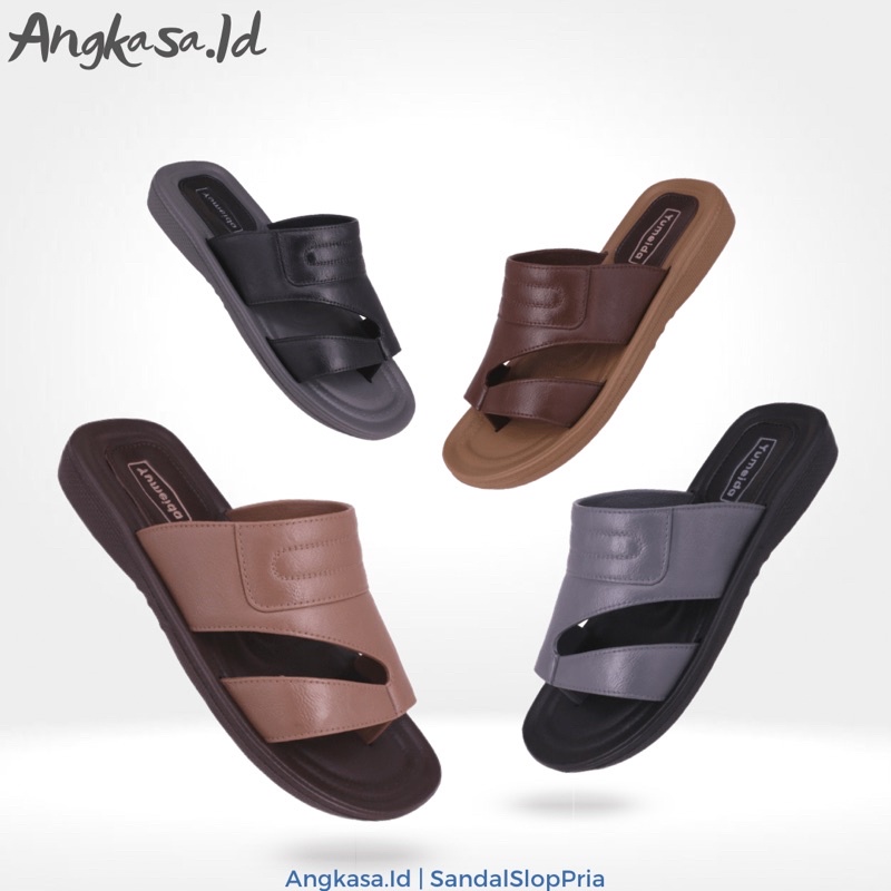 Yumeida 9085 - Sandal Slop Karet Pria Dewasa sendal karet Sandal Selop Pria RINGAN TAHAN AIR Yumaida