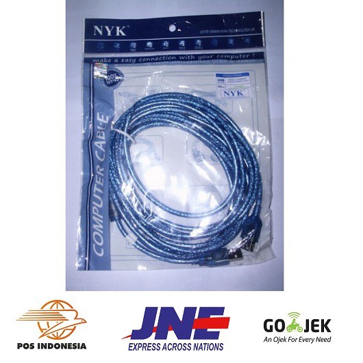 Kabel Perpanjangan USB 2.0 Merek NYK 5m USB Extention 5 Meter