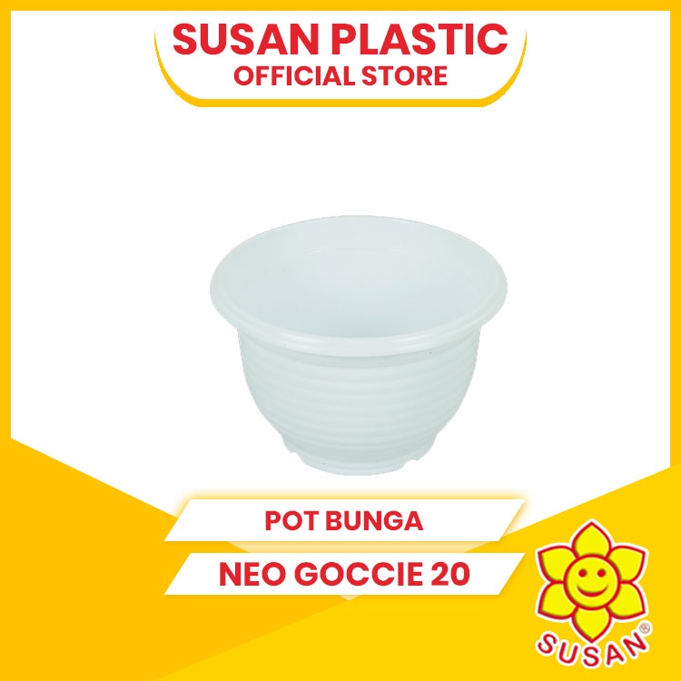 SUSAN - Pot Bunga Neo Goccie 20 - Pot Hias - Pot Bunga Plastik