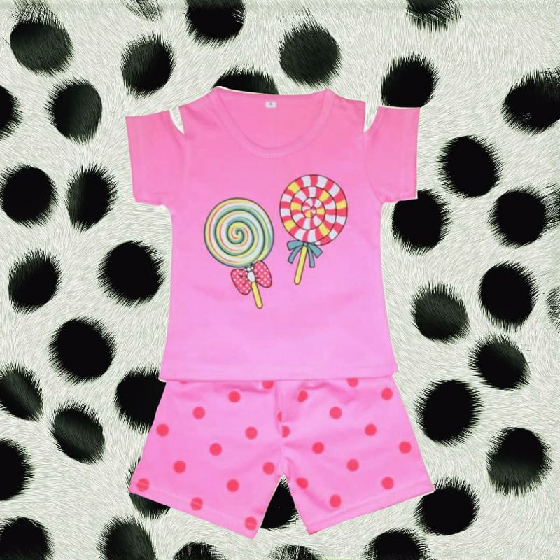 Setelan anak peremuan/ laki-laki / Baju anak perempuan & laki- laki / Baju anak 1-7 tahun-Lolipop