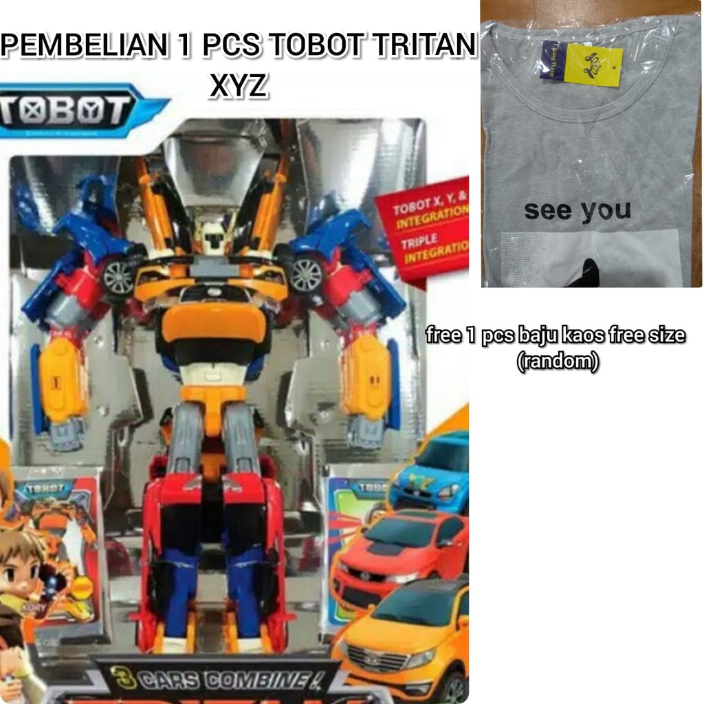 MMTOYS Tobot Mini 8in1 502 Transformer Robot Mobil Shopee Indonesia