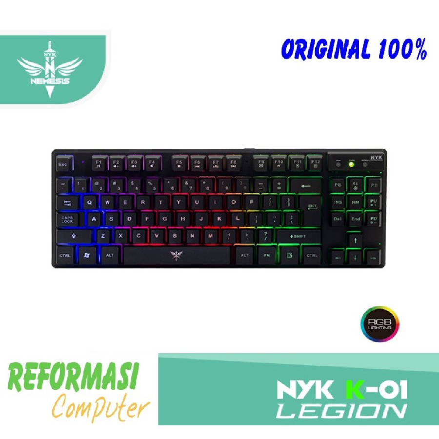 Keyboard Gaming NYK K01 / K-01 RGB TKL