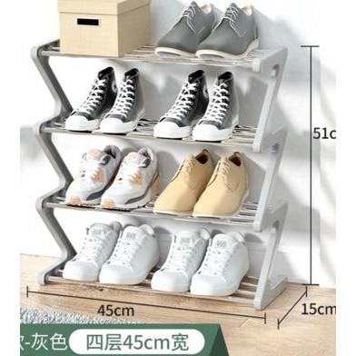 SHENAR! RAK SEPATU ZIGZAG 4 SUSUN/3 SUSUN RAK SEPATU SERBAGUNA/Z SHAPE SHOE RACK