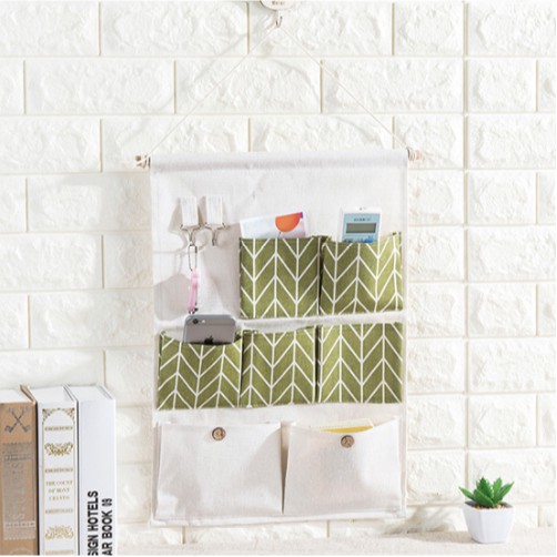 Hanging Storage Organizer Bag Tas Penyimpanan Gantung 7Kantong 2cantol