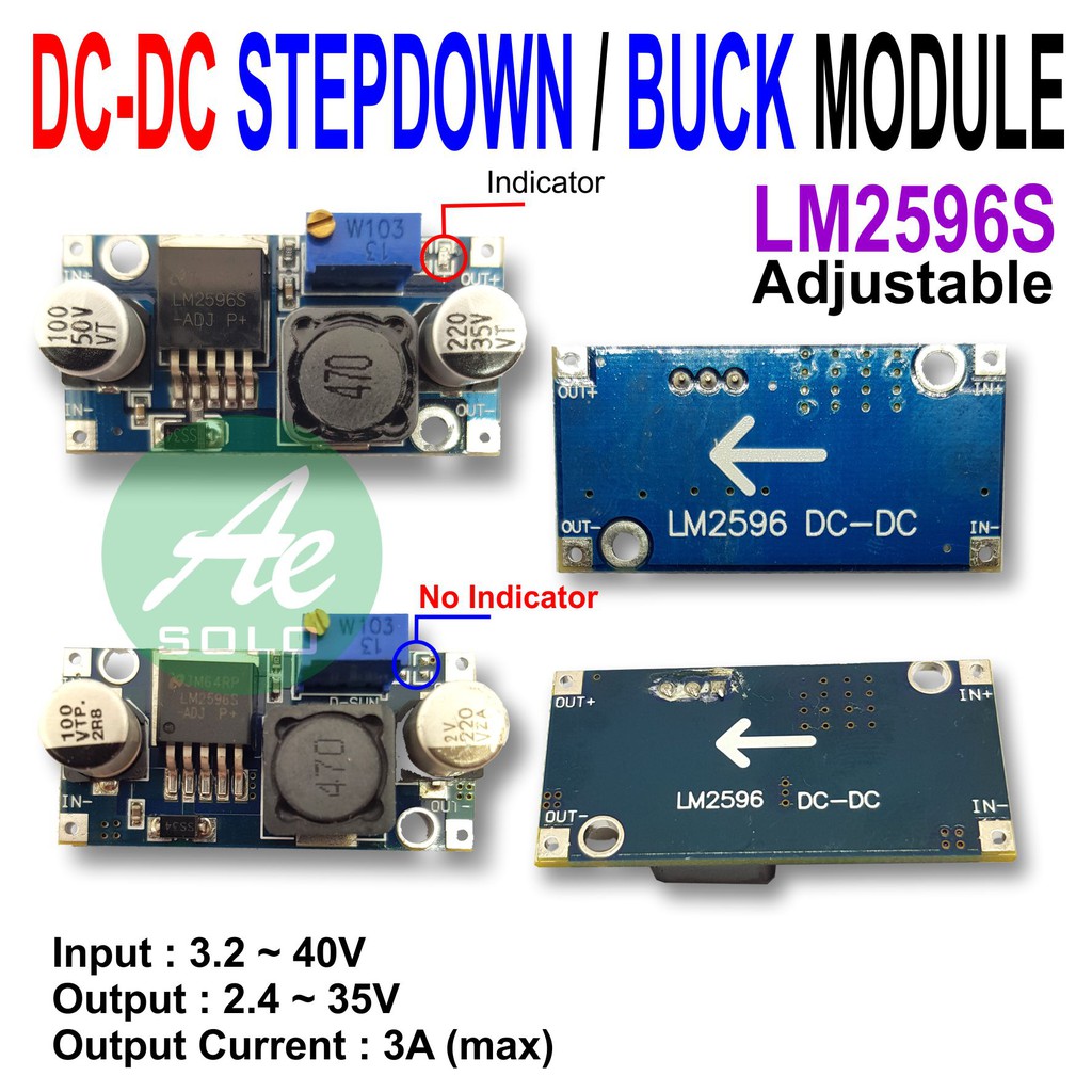 LM2596 LM2596S DC-DC Step Down Module BUCK REGULATOR