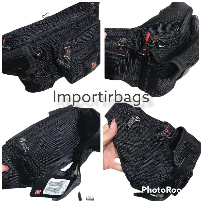 Tas pinggang Tas pinggang pria kain Tas waitsbag pria import