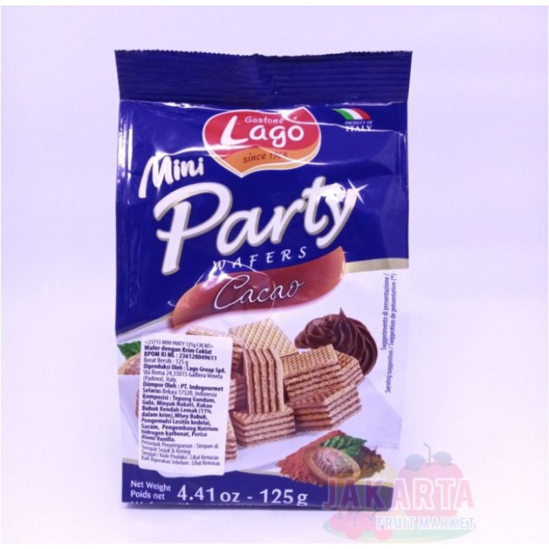 

LAGO MINI PARTY WAFERS CACAO 125g