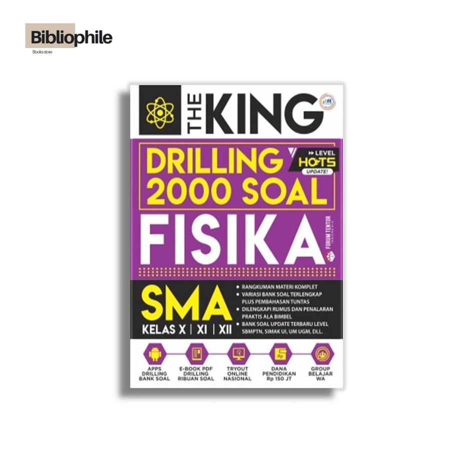 BUKU SMA THE KING DRILLING 2000 SOAL MATEMATIKA, KIMIA, FISIKA, BIOLOGI-FISIKA