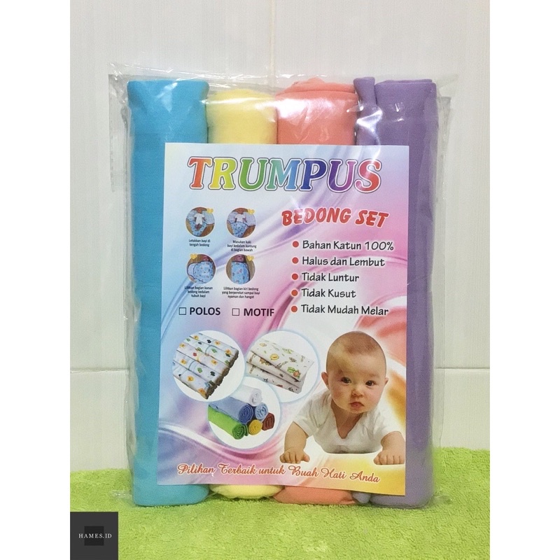 BEDONG POLOS LEMBUT ISI 4pcs 4WARNA 90x100cm