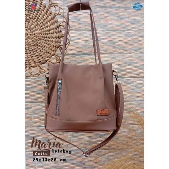 READY TOTEBAG MARIA/ SLINGBAG CHOCOLY ORIGINAL BY BIRU TSABITA