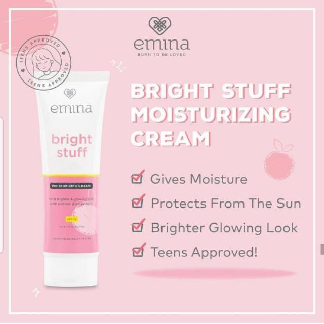 EMINA BRIGHT STUFF MOISTURIZING CREAM 20ml