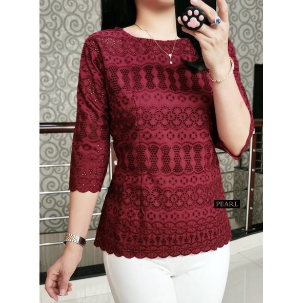 BLOUSE KATUN BOLONG JUMBO2
