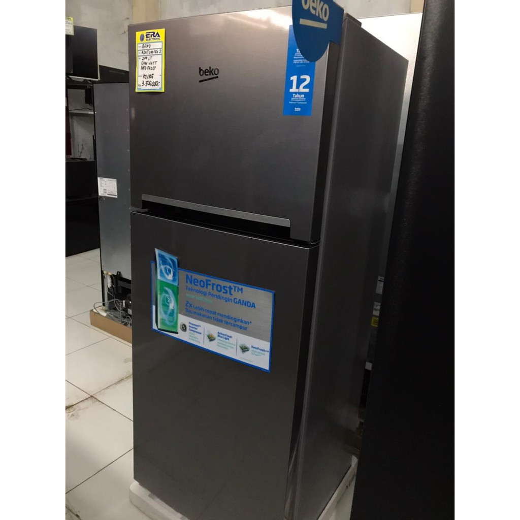KULKAS BEKO RDNT 200I50 S 2 PINTU kapasitas 231 L
