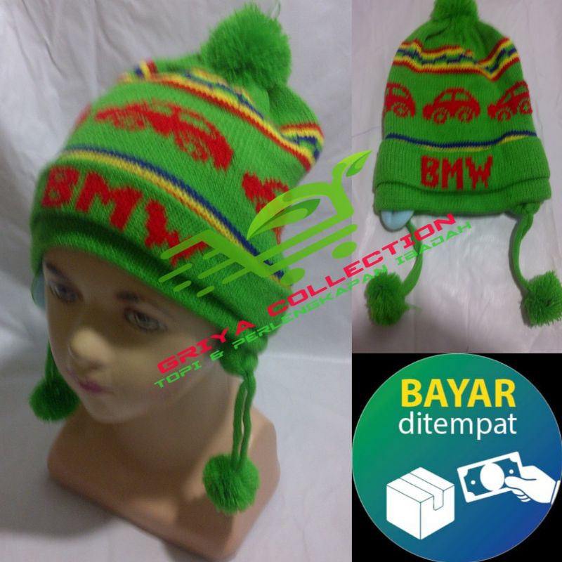 Kupluk Anak Kupluk Rajut Baby Kupluk Bayi Rajut Anak Beanie Tali Anak Kupluk Ciput