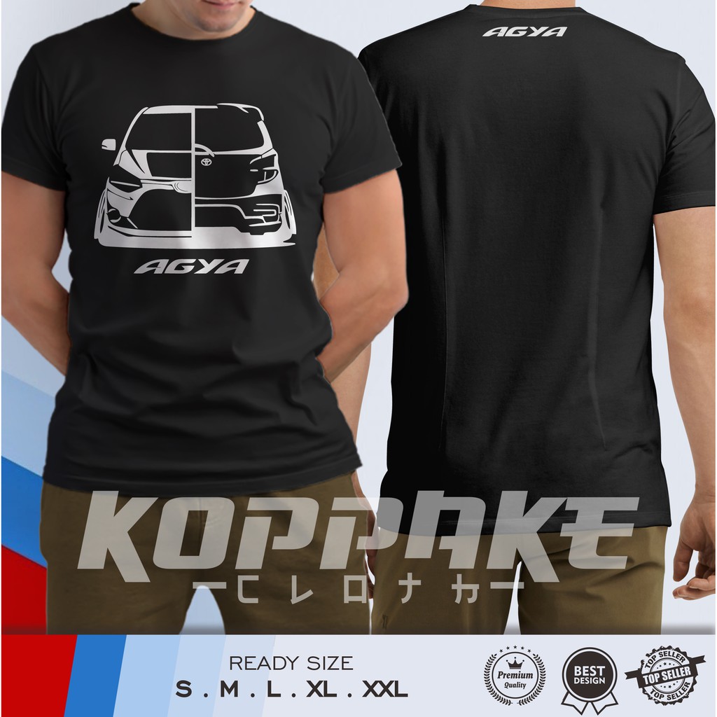 Kaos Mobil Toyota Agya Stance Baju Otomotif
