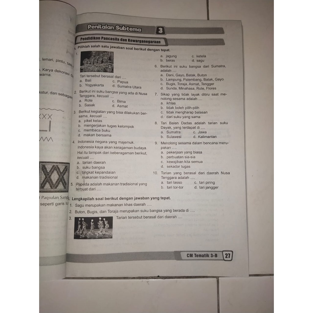 Jual Buku Lks Tematik Cemerlang Sdmi Kelas 3 Genap Revisi 2018 Indonesiashopee Indonesia