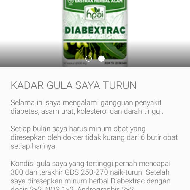 

Diabextrac herbal hpai