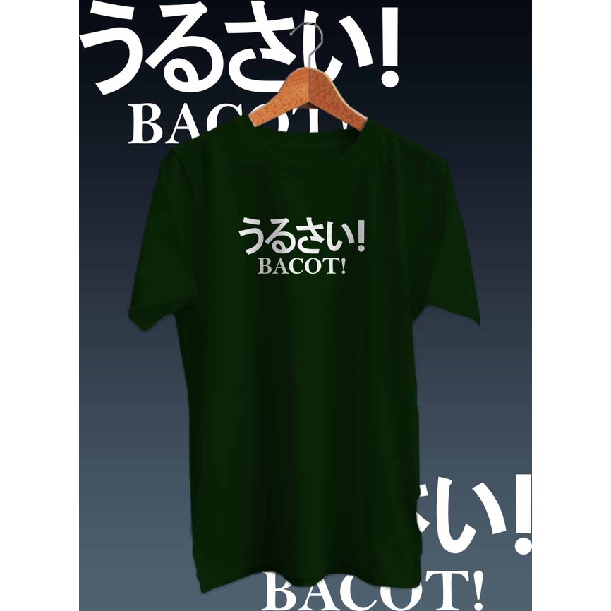 KAOS DISTRO tumbller &quot;BACOT JEPANG&quot; kaos T-SHIRT PRIA/WANITA