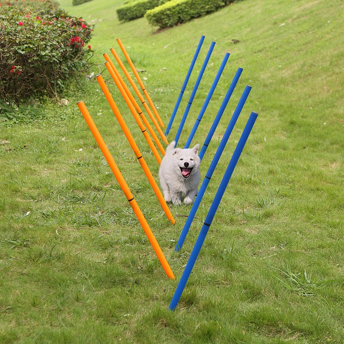 Stick Base Tiang Penanda Tanam Elastis Agility Pole Set Training 048-1
