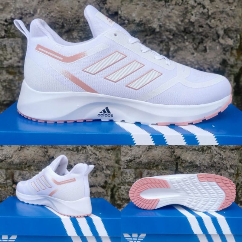 Sepatu Wanita Adidas Olahraga Jogging - Sepatu Sekolah Kuliah Untuk Cewek