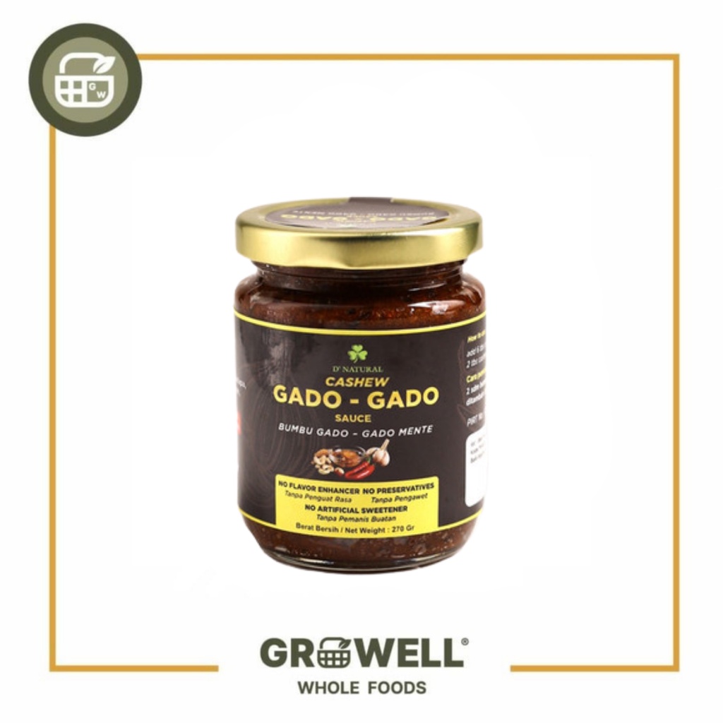 

D'NATURAL CASHEW GADO-GADO SAUCE