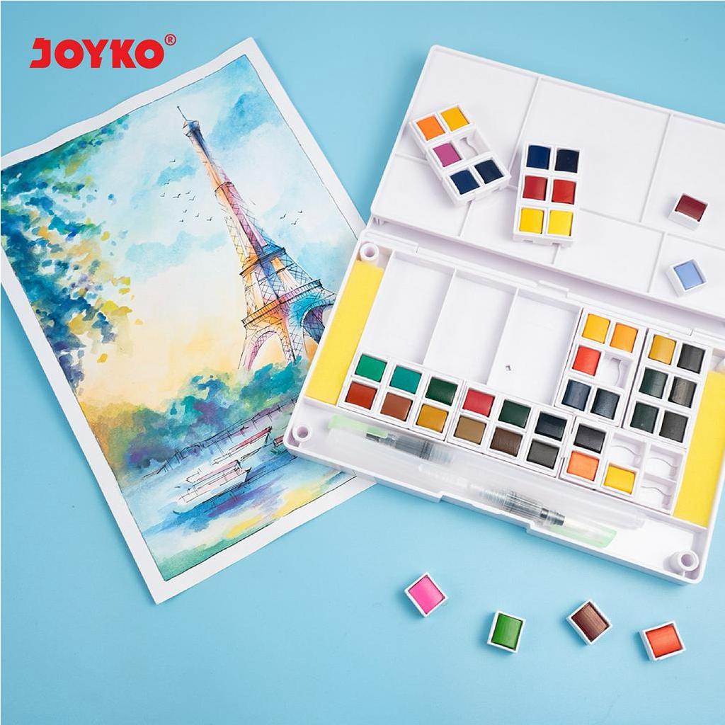 

Joyko Watercolor Cat Air Joyko 48 Colors 48 Warna WC-2003
