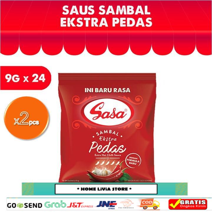 

Sasa Sambal Extra Hot Sachet 48 x 9 gr