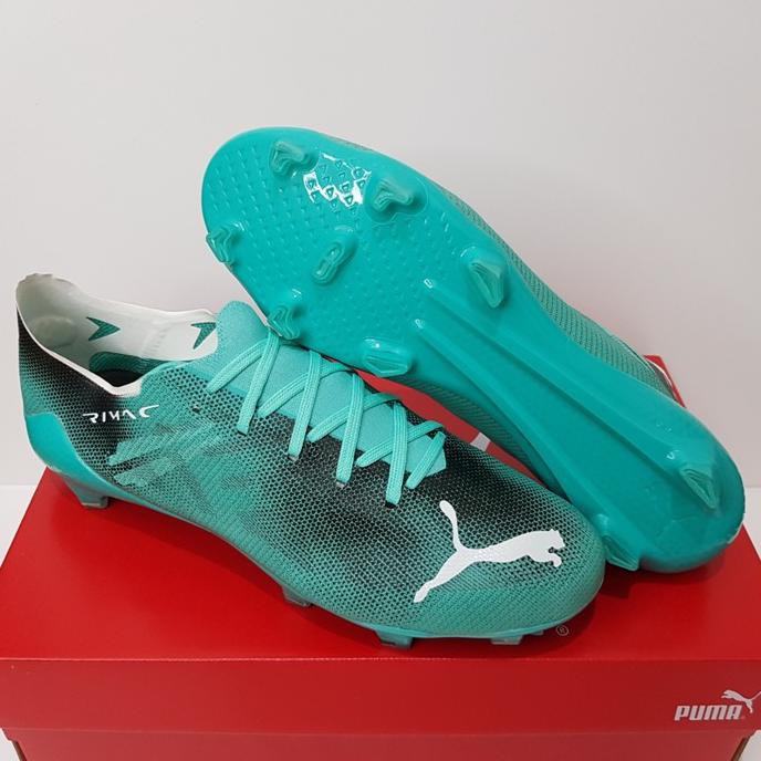 Sepatu Bola - Soccer Puma Ultra Rimac Super Light Turquoise White - Fg Rieskafadilah