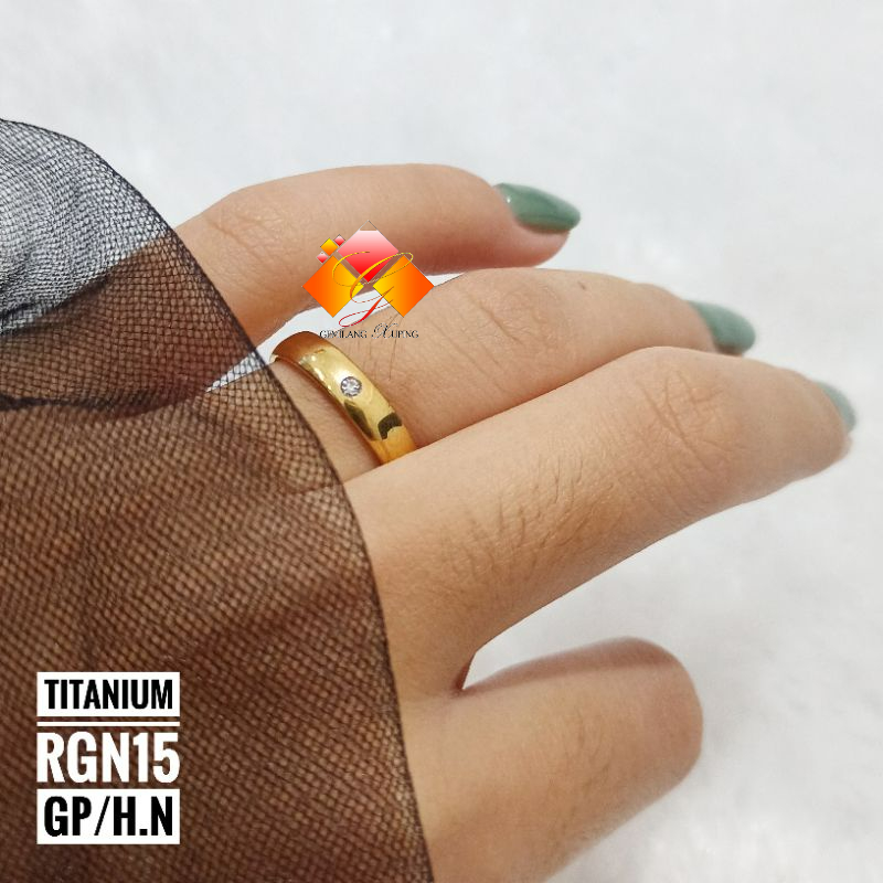 Cincin titanium mata satu RGN15/RGN16