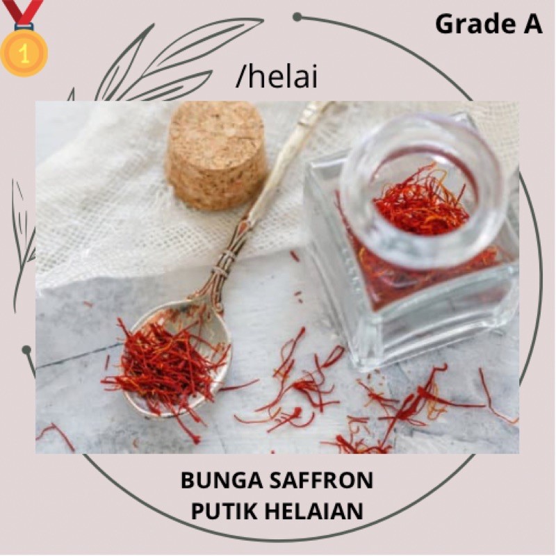 SAFFRON BUNGA SAFFRON HELAIAN PUTIK BUNGA SAFFRON TERMURAH QUALITY BEST