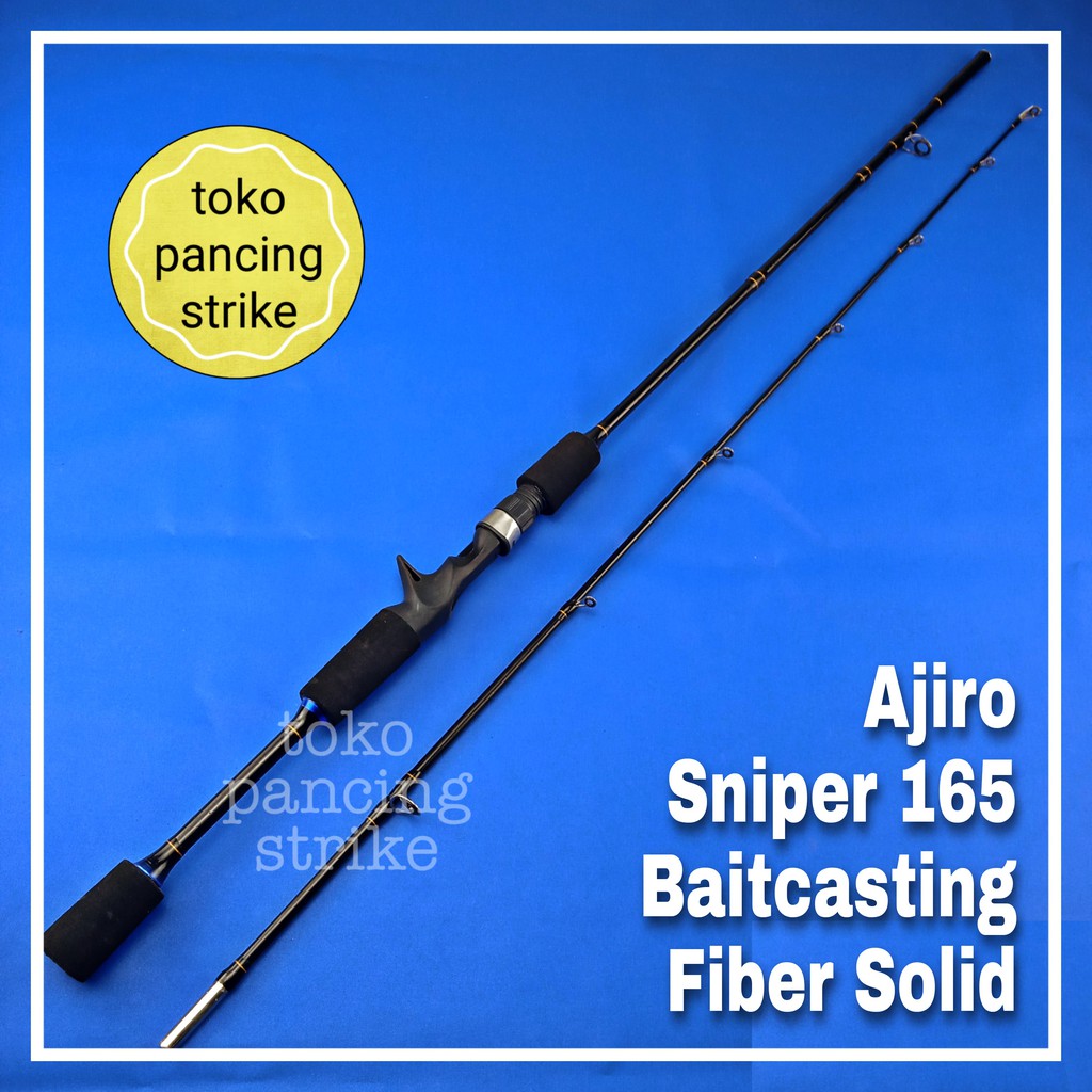 joran spinning fiber solid ajiro sniper 165 cm grosir