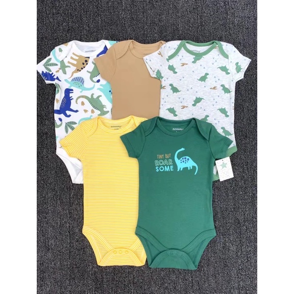 BABY K2 - Bodysuit Baby isi 5 Pcs Motif Tiny But Roar