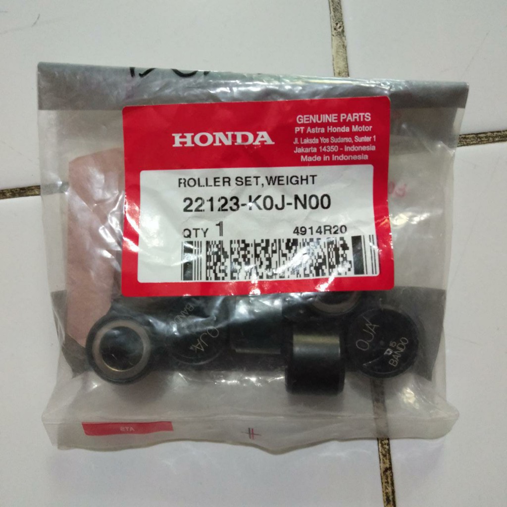 Roller Weight Set Honda Genio 22123 K0J N00