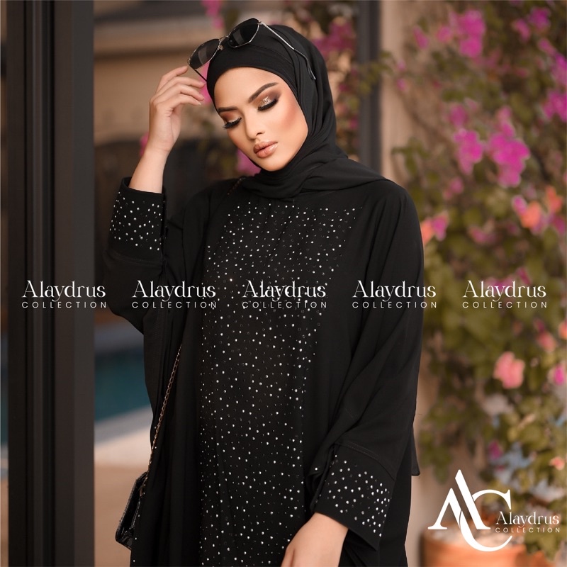 Abaya Gamis Maxi Dress Arab Saudi Bordir Zephy Turki 871