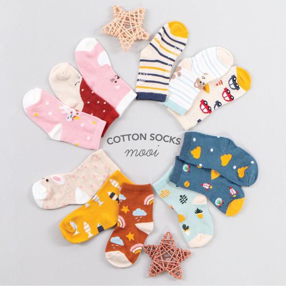 PROMO 7.7 PROMO MURAH MOOI Cotton Socks Kaos Kaki Anak Motif Lucu Isi 2 Pasang