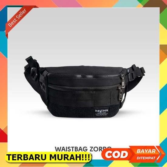 Promo Tas Selempang Pria Waistbag Slinbag Terbaru Tas Slingbag Bahu Cowok Trendy Kekinian / Tas Sele