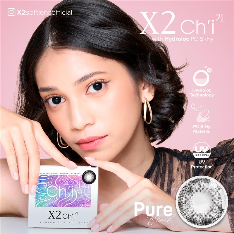 Softlens X2 Chi Pure Black with Hydroloc Tech