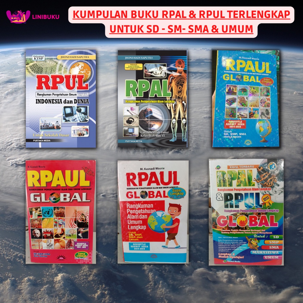 BUKU RPAL RPUL / RPAUL LENGKAP GLOBAL UNTUK SD - SMP - SMA dan UMUM