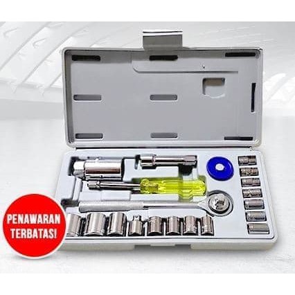 Jual Kunci Sok Kunci Sock Set 21 Pcs Alat Bengkel Motor Berkualitas