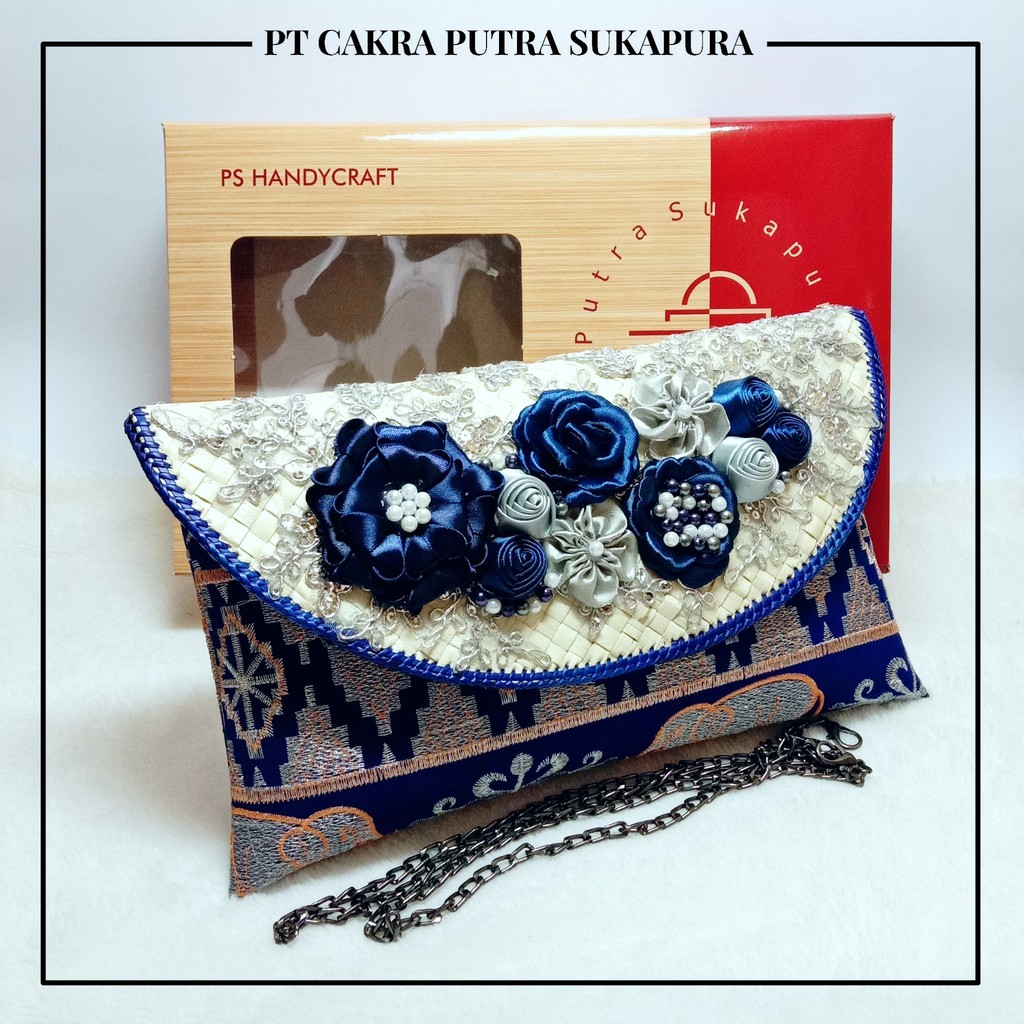 PSH Clutch Pesta Fashion Dompet Wanita Tapis Bordir