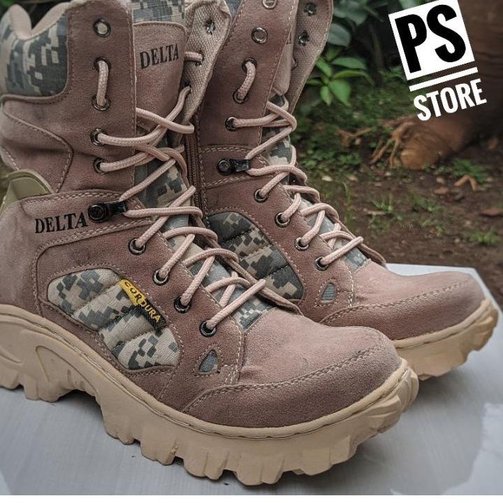 『Trend』 SEPATU PDL DELTA MOTIF LORENG, SEPATU DELTA ORIGINAL, SEPATU GURUN, SEPATU MAGNUM LORENG ,.,