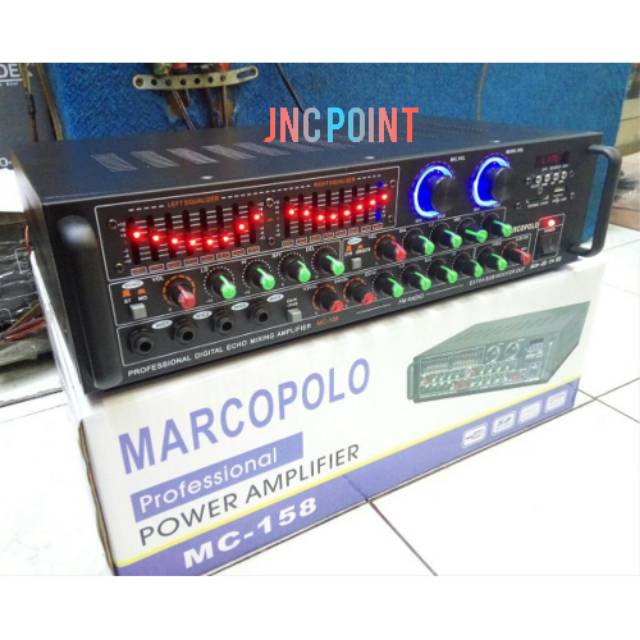 AMPLIFIER POWER MIXER 4 CHANNEL MARCOPOLO MC 158