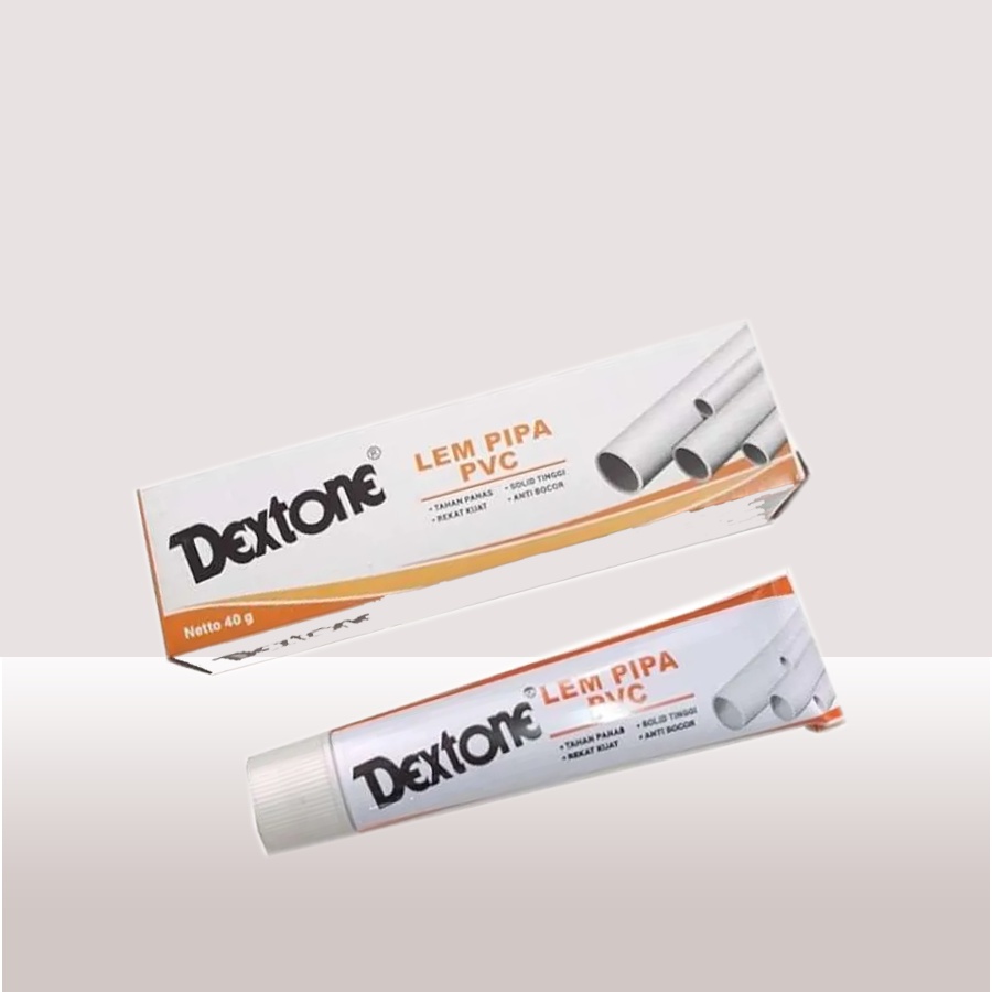 

Lem Pipa PVC 40 Gram DEXTONE Paralon Glue Tube 40gr