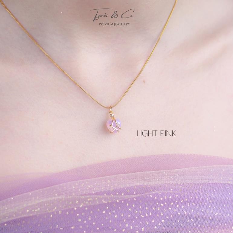 "DUM. 377068" Tymbi&Co-Barbie Diamond Castle Necklace Gold & Silver